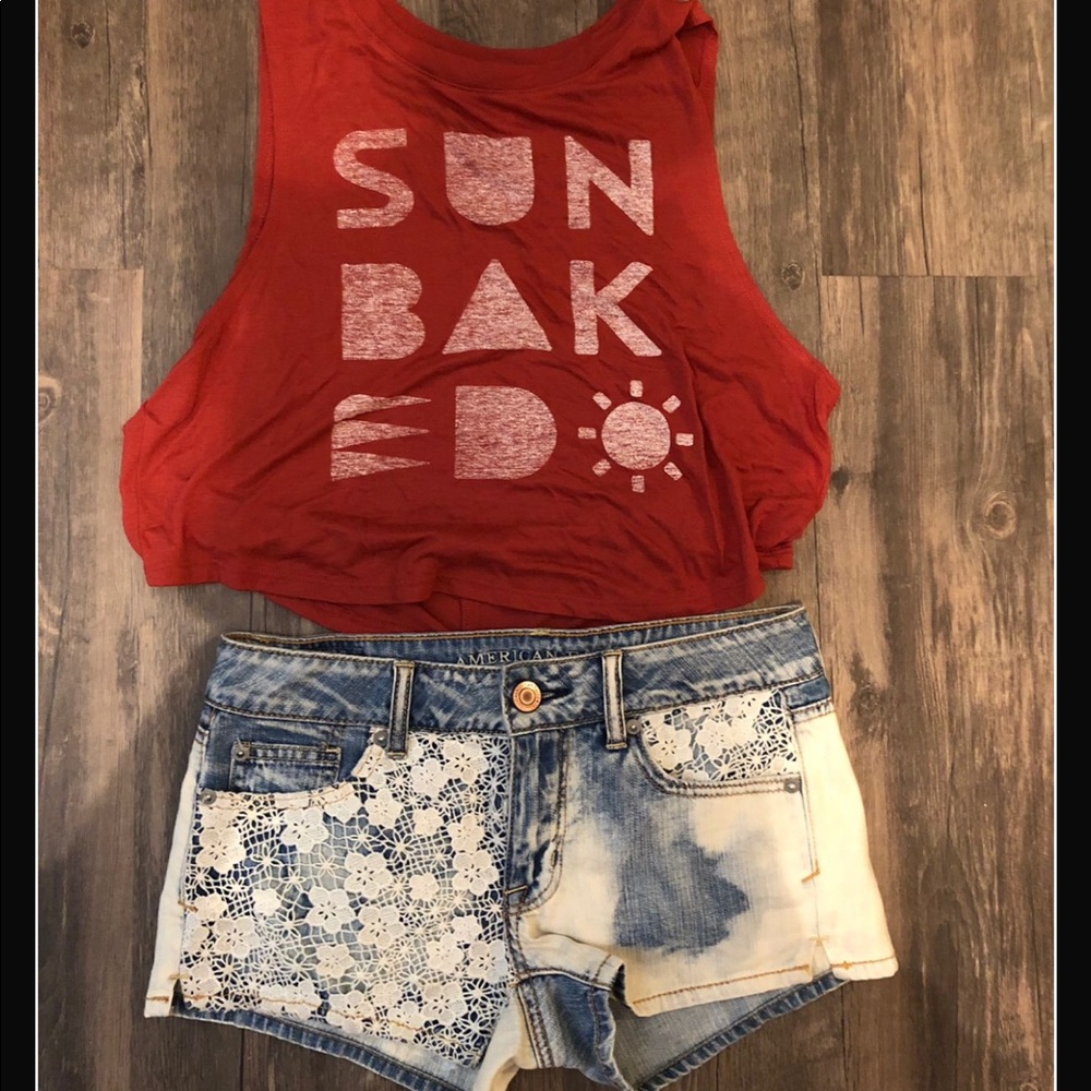 Outfit tank top and shorts